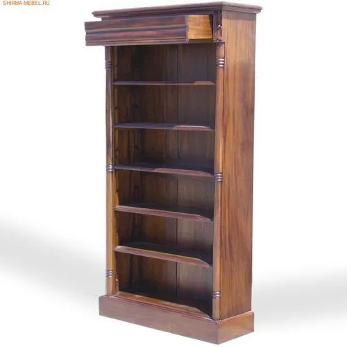 Стеллаж книжный Шератон CB15/180 (орех, 85х36х180 см) фото 3