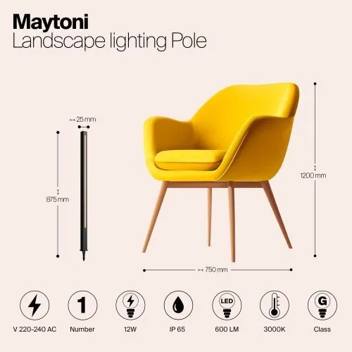 Ландшафтный светильник Outdoor O440FL-L12GF3K фото 15