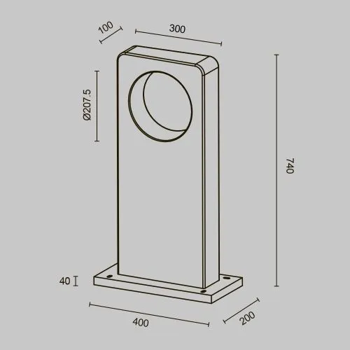 Ландшафтный светильник Outdoor O469FL-L7CM3K1 фото 9