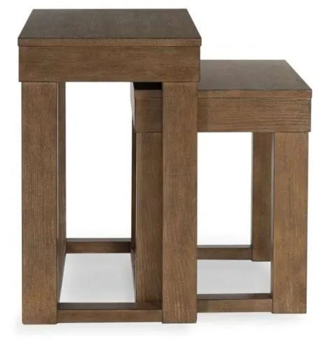T471-16 Cariton Nesting столики журнальные 2 штуки, Ashley Furniture 61*38*61 см фото 2