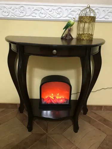 Консольный стол с ящичком, 76*38*80 см, венге фото 9