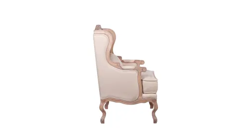 Классическое американское кресло Brody Beige 109*67*66 см фото 3