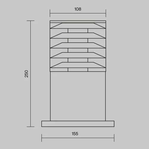 Ландшафтный светильник Outdoor O576FL-01GR фото 8