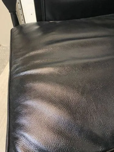 Кресло Colin black leather натуральная кожа черного цвета 98*73*66 см фото 9