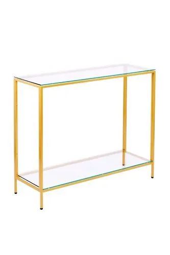 Консольный стол 1081-CG clear золотой AllConsoles 100x35x80 фото 7
