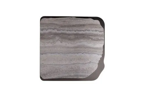 58DB-04056 Стол журнальный Травертин (Travertine) 60*60*48см фото 3