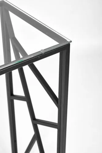 Консольный стол 1094-CB clear черный муар AllConsoles 80x25x80 фото 3