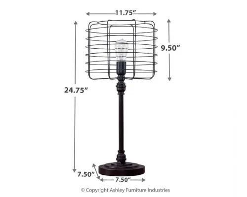 Металлическая настольная лампа Javan L207164, Ashley Furniture фото 3