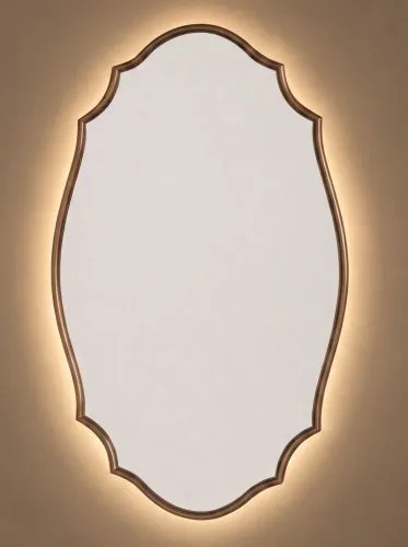 Antika Oval LED Bronze Зеркало в раме с подсветкой
