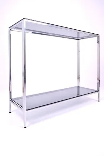 Консольный стол 1081-CS grey серебряный AllConsoles 100x35x80 фото 4