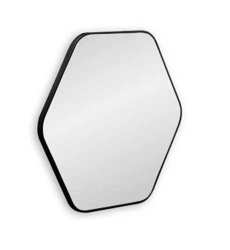 Hexagon M Black Зеркало в тонкой раме Smal фото 2