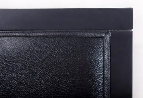 Кресло Colin black leather натуральная кожа черного цвета 98*73*66 см фото 6