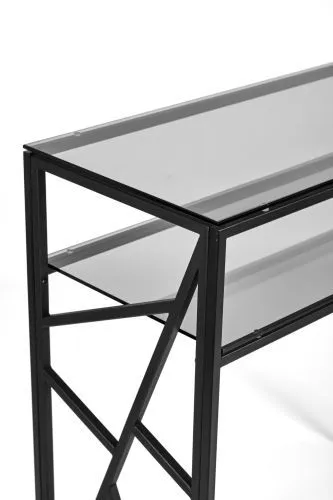 Консольный стол 1094-CB grey черный муар AllConsoles 80x25x80 фото 2
