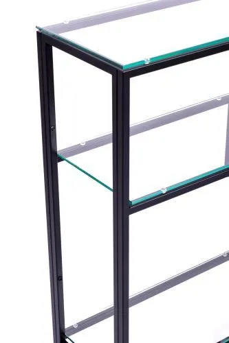 Консольный стол 1012-CB clear черный муар AllConsoles 100x25x80 фото 6