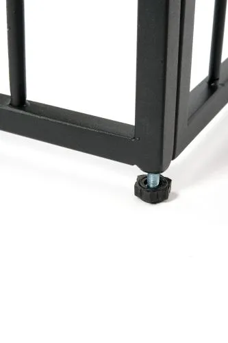 Консольный стол 1022-CB clear черный муар AllConsoles 100x25x80 фото 6