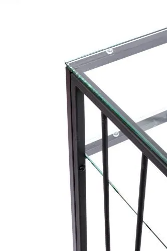 Консольный стол 1123-CB clear черный муар AllConsoles 80x35x80 фото 4