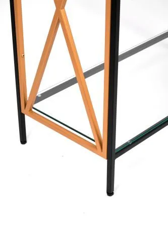 Консольный стол 1033-CB_G clear черный муар, золотой AllConsoles 80x35x80 фото 3