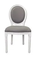Стул медальон Volker grey+white / серый + белый