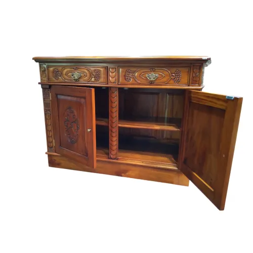 Буфет из массива SBWB-M орех, 135х52х90 см фото 2