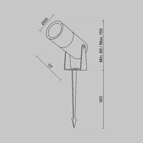 Ландшафтный светильник Outdoor O050FL-L5W3K фото 14