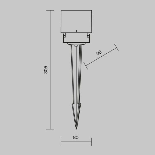 Ландшафтный светильник Outdoor O309FL-L8B3K фото 2