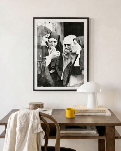 Постер "Nuns smoking"