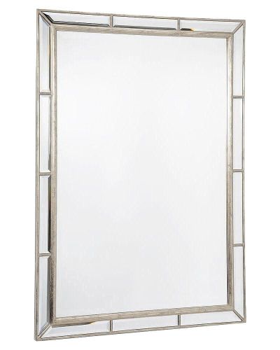 Зеркало настенное в раме Велингтон Silver/33, #серебро 100*70 см