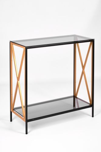 Консольный стол 1033-CB_G grey черный муар, золотой AllConsoles 80x35x80 фото 8