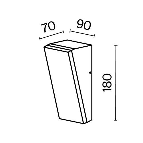 Уличный настенный светильник Outdoor O436WL-L10GF3K1 фото 9