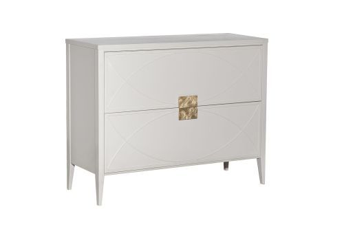 151SV-000012 Комод бежевый 2 ящика 100*80*40см фото 12