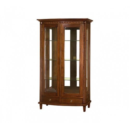 DCGRD2-M Витрина для посуды в гостиную 185*46*110 см, орех
