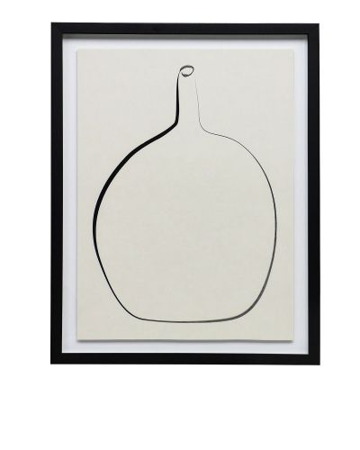 Постер “Drawing Vase” с чёрной рамой фото 2