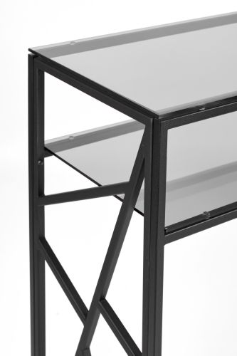 Консольный стол 1093-CB grey черный муар AllConsoles 80x35x80 фото 5