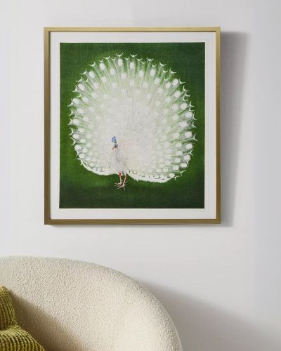 Интерьерный постер “White Peacock” фото 2