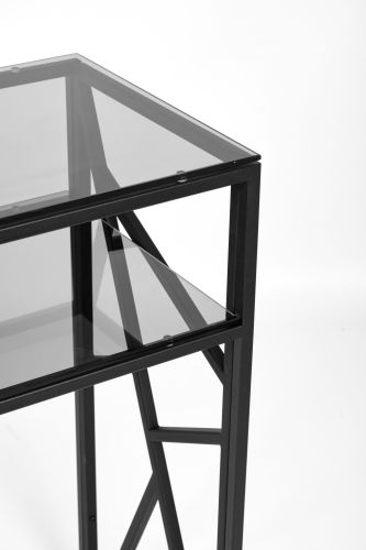 Консольный стол 1093-CB grey черный муар AllConsoles 80x35x80 фото 2
