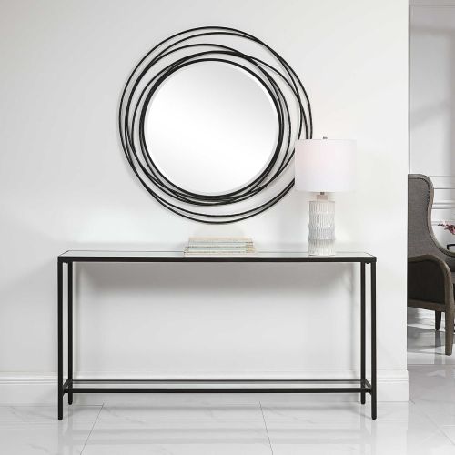Консольный столик Hayley Black Uttermost 79*26*153 см фото 4