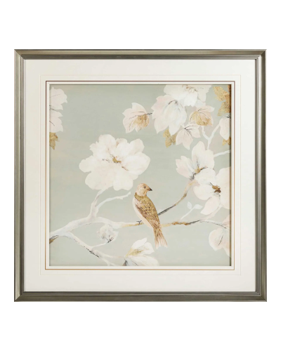 Постер в раме "Birds and flowers - I"