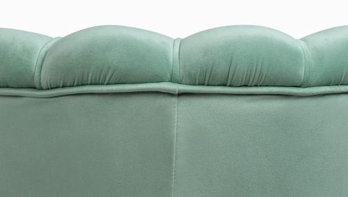 Кресло ракушка зеленое Pearl green 75*75*85 см фото 2