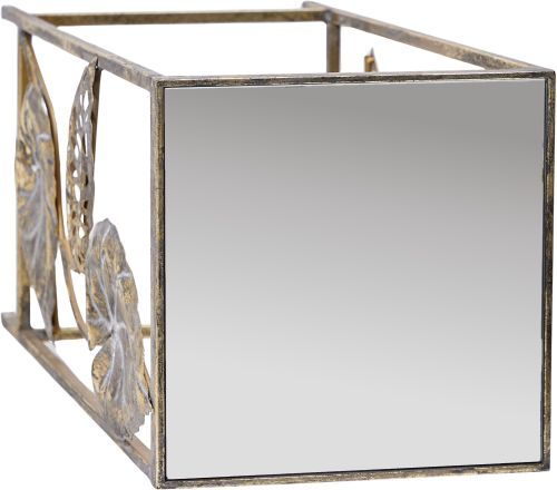 Столик интерьерный с зеркальной столешницей 30x28x70см фото 10