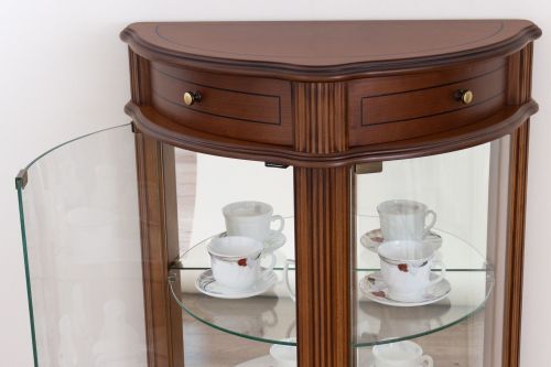 Витрина низкая 67 Nogal Claro IDC 100 × 35 × 65 см фото 7