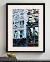 Интерьерный постер "Fire Escapes"