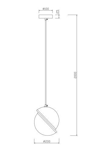 Подвесной светильник Freya FR5181PL-01CH фото 8