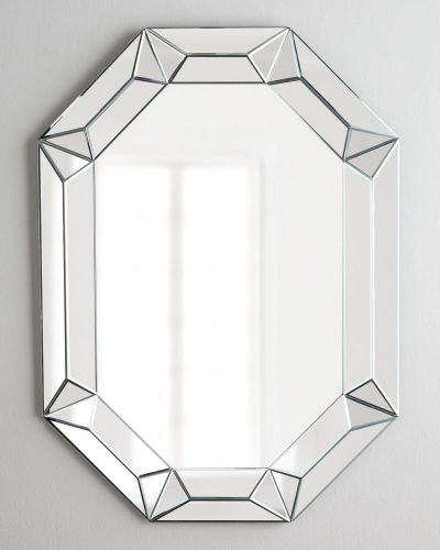 Зеркало настенное в раме Джанет silver, серебро 81*4*55 см