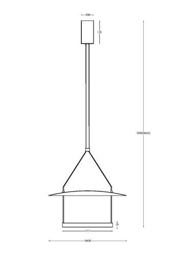 Подвесной светильник Maytoni MOD280PL-L30B3K фото 3