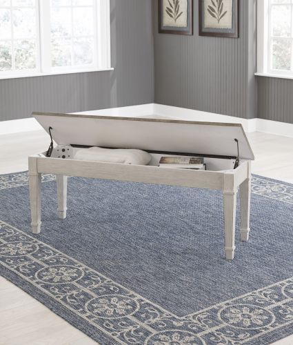 Скамья / Банкетка с ящиком Skempton D394-00, 47*38*122 см фото 3
