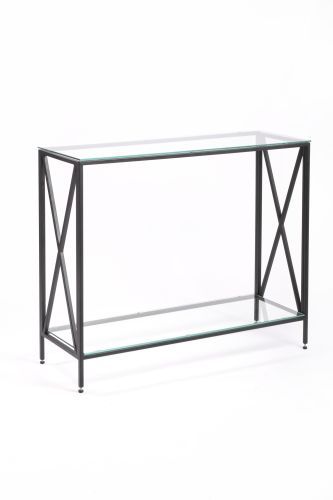 Консольный стол 1031-CB clear черный муар AllConsoles 100x35x80 фото 4