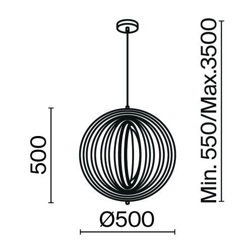 Подвесной светильник Maytoni MOD197PL-01W1 фото 3