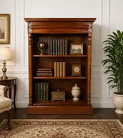 Стеллаж книжный из массива A132 Шератон (орех, 90х35х120 см)