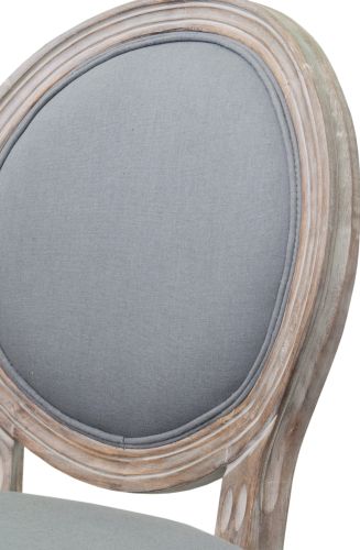Стул мягкий барный Filon grey, серый фото 3