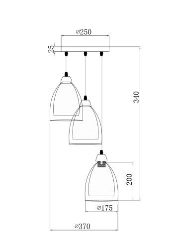 Подвесной светильник Freya FR5375PL-03CH2 фото 11